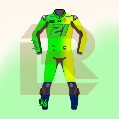 Franco Morbidelli Winter Test Prima Pramac Racing MotoGP 2024 Suit Front Image