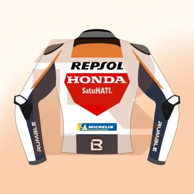 Joan Mir Repsol Honda Team MotoGP 2024 Jacket Back Image