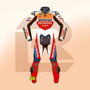 Joan Mir Repsol Honda Team MotoGP 2024 Suit Front Image