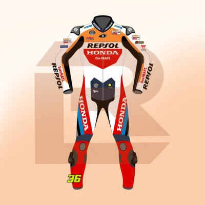 Joan Mir Repsol Honda Team MotoGP 2024 Suit Front Image