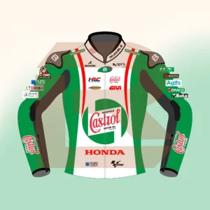 Johann Zarco Castrol Honda LCR MotoGP 75 British 2024 Jacket Front Image