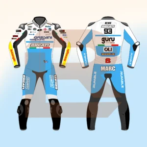 Marc Márquez Gresini Racing MotoGP 75 British 2024 Suit Main Image