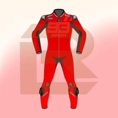 Marc Márquez Winter Test Gresini Racing MotoGP 2024 Suit Front Image