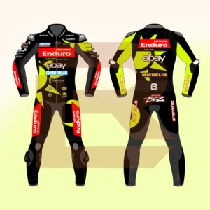 Marco Bezzecchi Pertamina Enduro VR46 MotoGP 75 British 2024 Suit Main Image