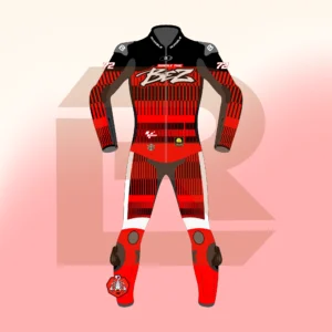 Marco Bezzecchi Winter Test Ducati Pertamina Enduro VR46 MotoGP 2024 Suit Front Image