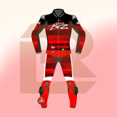 Marco Bezzecchi Winter Test Ducati Pertamina Enduro VR46 MotoGP 2024 Suit Front Image