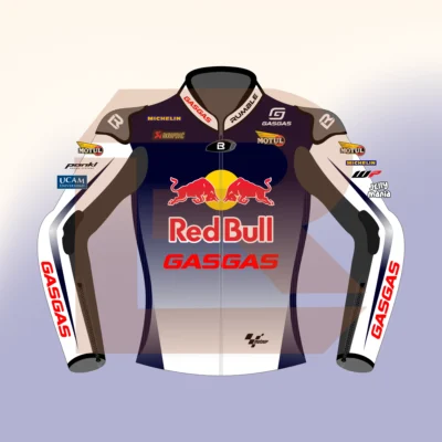 Pedro Acosta Red Bull GasGas Tech3 MotoGP 75 British 2024 Jacket Front Image