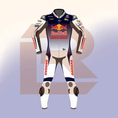 Pedro Acosta Red Bull GasGas Tech3 MotoGP 75 British 2024 Suit Front Image
