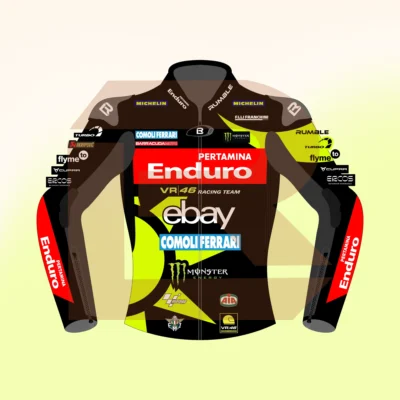 Fabio Di Giannantonio Pertamina Enduro VR46 MotoGP 75 British 2024 Jacket Front Image