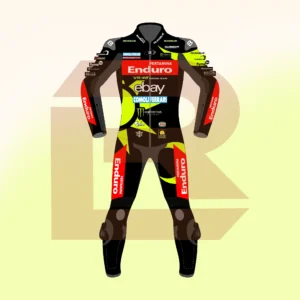 Fabio Di Giannantonio Pertamina Enduro VR46 MotoGP 75 British 2024 Suit Front Image