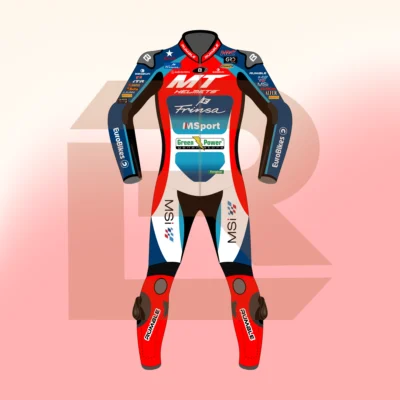 Ai Ogura MSi Racing Team Moto2 2024 Suit Front Image
