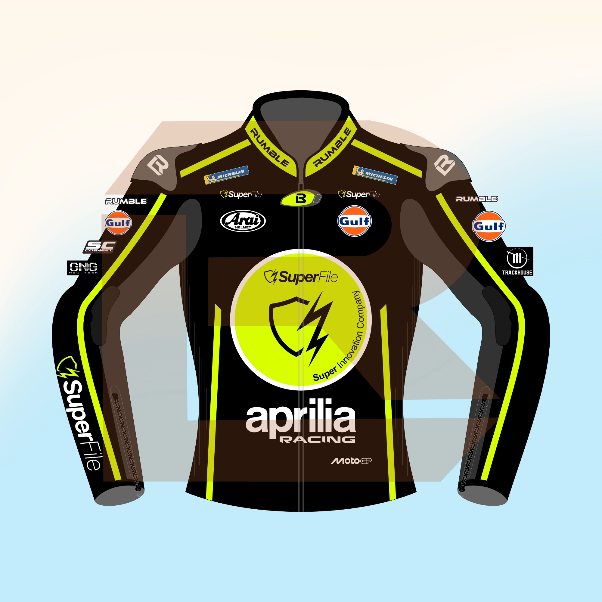 Ai Ogura Aprilia SuperFile Trackhouse MotoGP 2026 Jacket Front Image