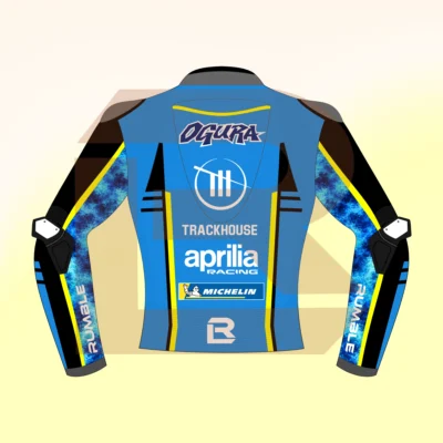 Ai Ogura Aprilia Trackhouse MotoGP 2026 Jacket Back Image