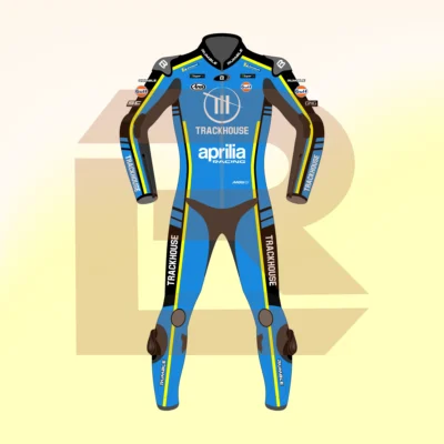 Ai Ogura Aprilia Trackhouse MotoGP 2026 Suit Front Image