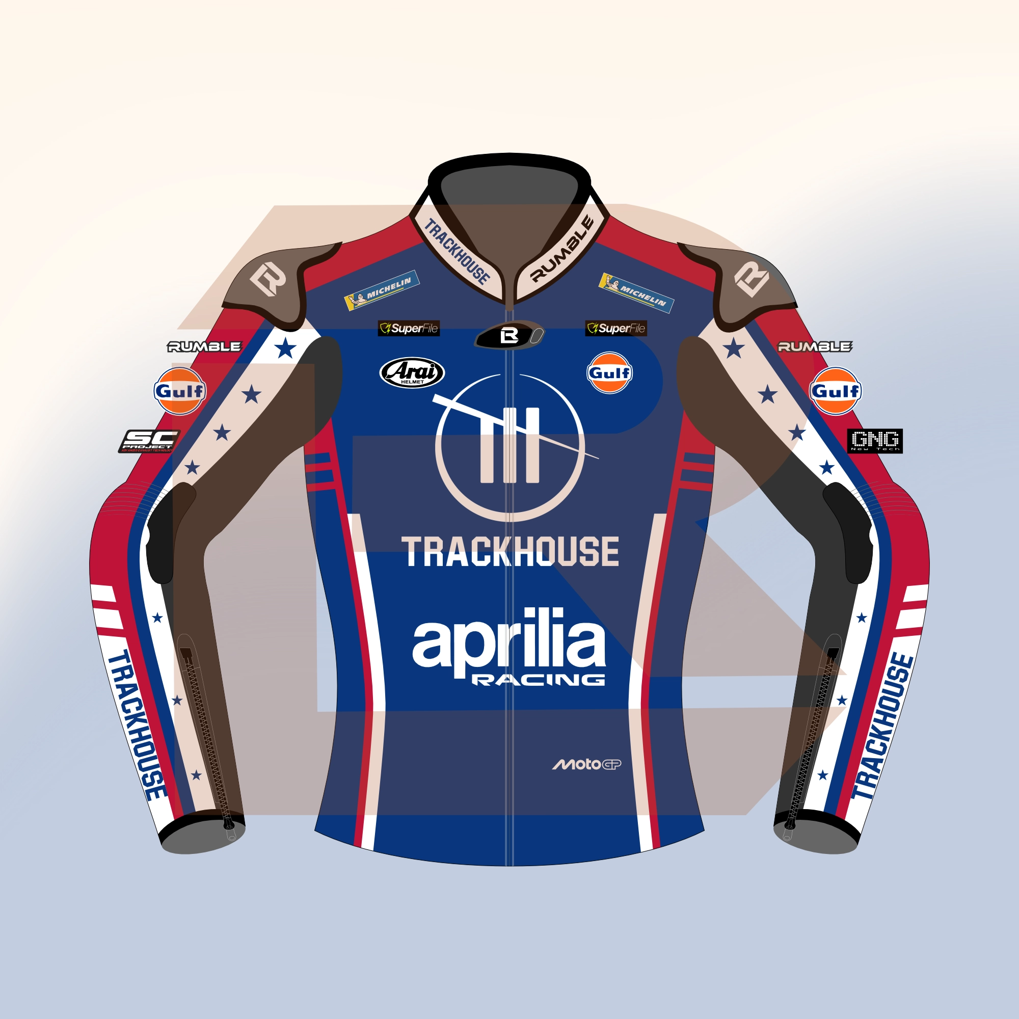 Ai Ogura Aprilia Trackhouse MotoGP US 2026 Jacket Front Image