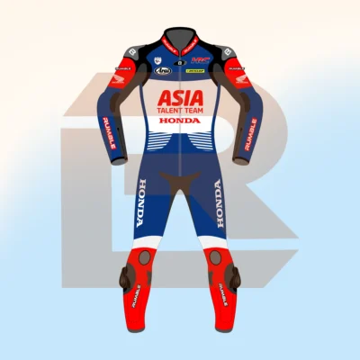 Ai Ogura Honda Asia Talent Team Moto3 2018 Suit Front Image