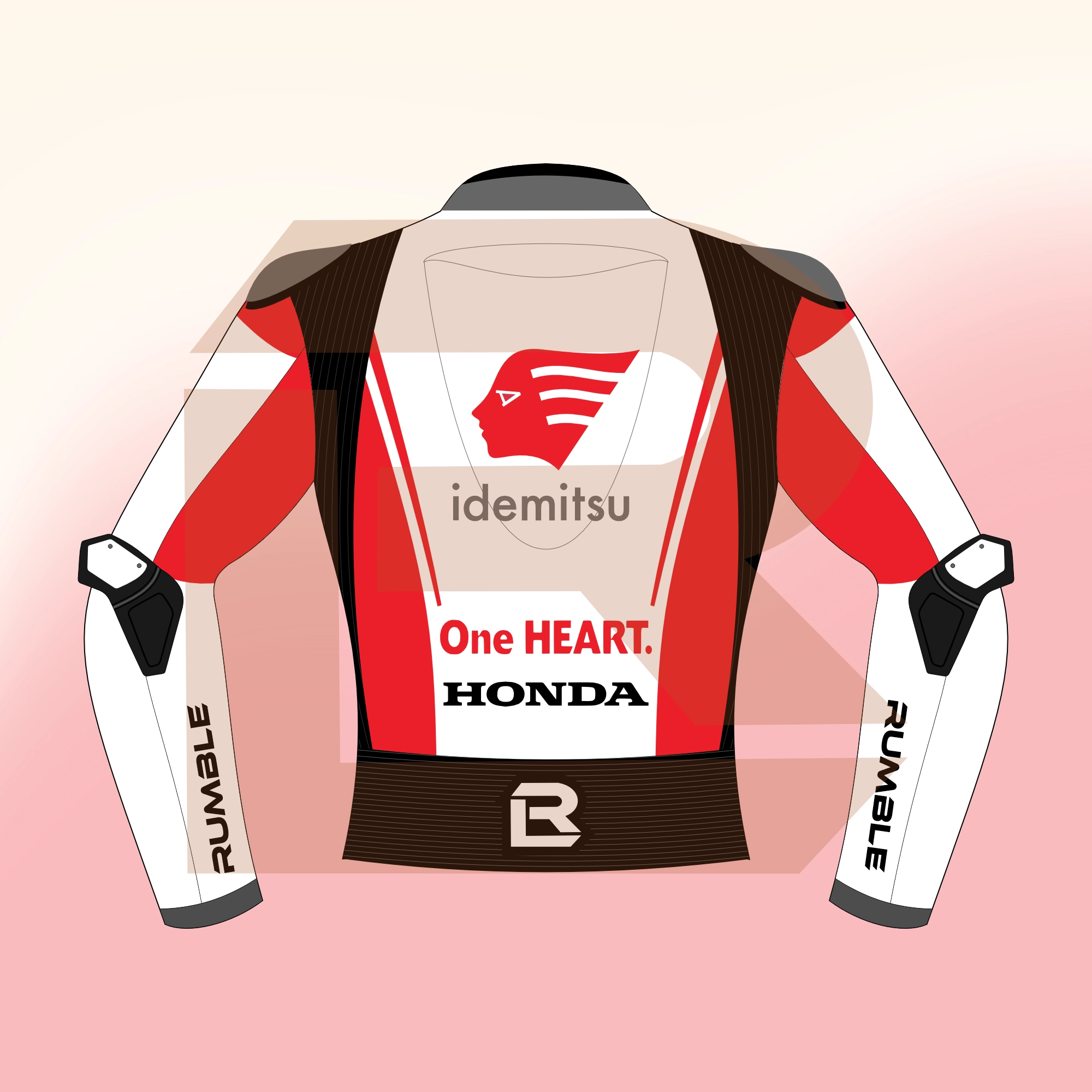 Ai Ogura Idemitsu Honda Team Moto2 2023 Jacket Back Image