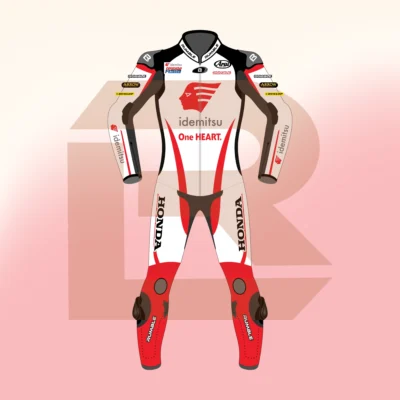 Ai Ogura Idemitsu Honda Team Moto2 2023 Suit Front Image