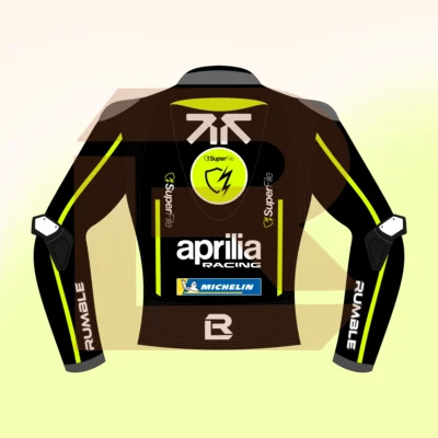 Raúl Fernández Aprilia SuperFile Trackhouse MotoGP 2026 Jacket Back Image