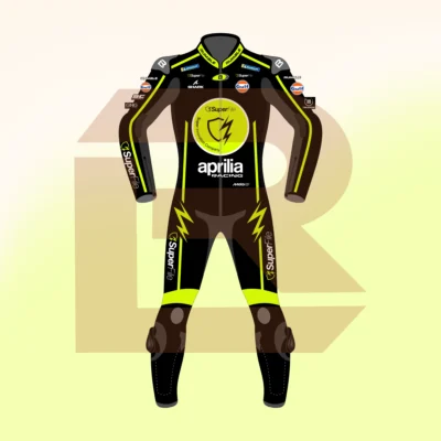 Raúl Fernández Aprilia SuperFile Trackhouse MotoGP 2026 Suit Front Image