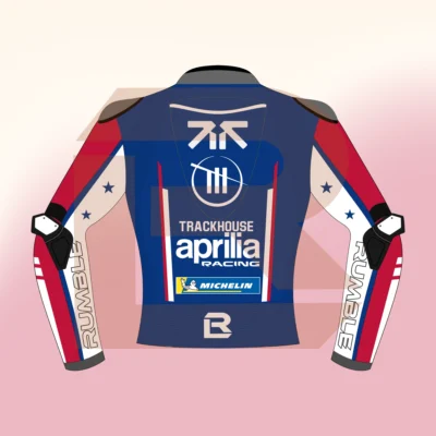 Raúl Fernández Aprilia Trackhouse MotoGP US 2026 Jacket Back Image