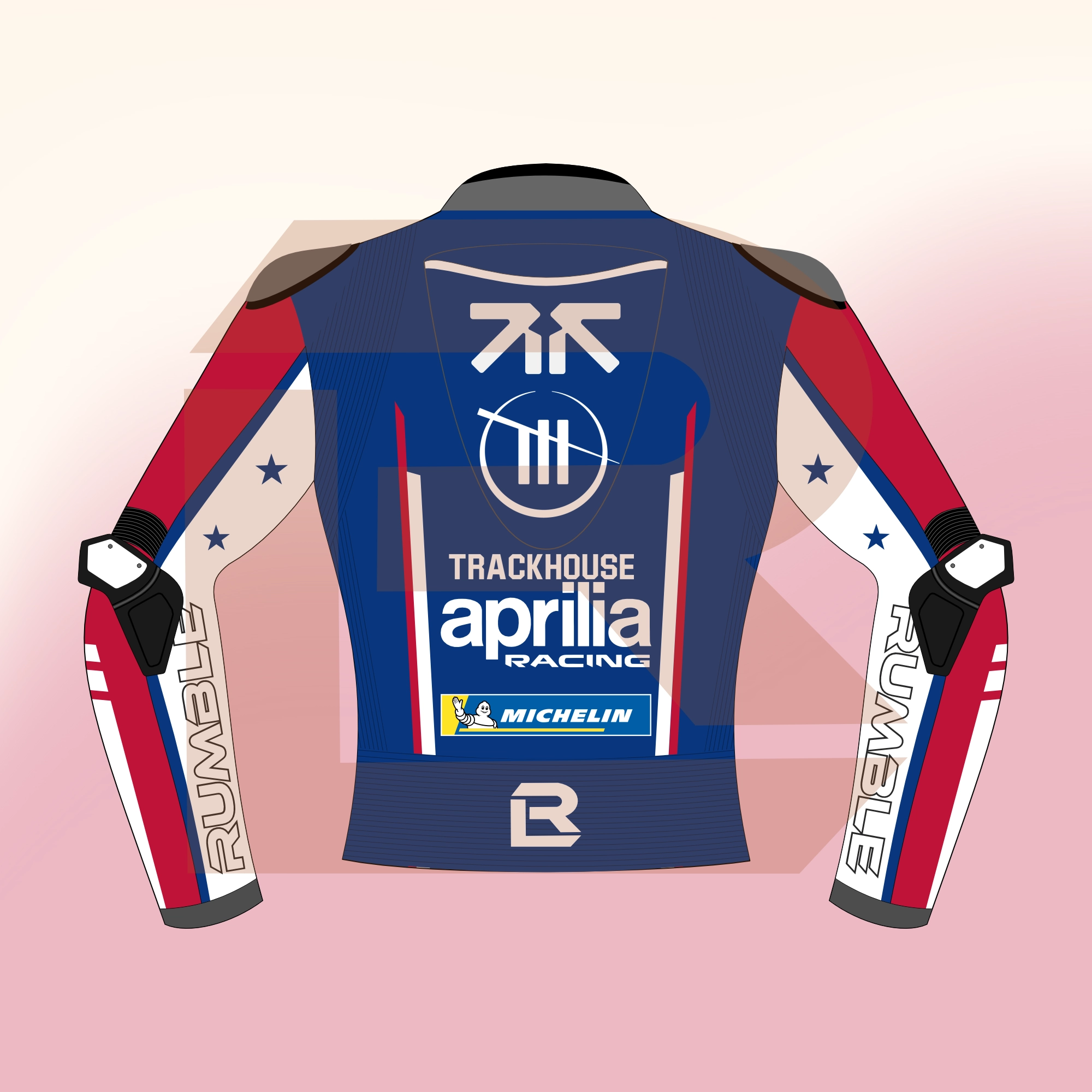Raúl Fernández Aprilia Trackhouse MotoGP US 2026 Jacket Back Image