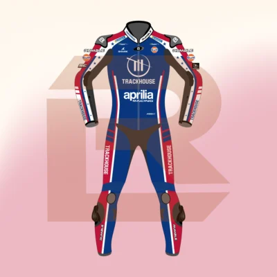 Raúl Fernández Aprilia Trackhouse MotoGP US 2026 Suit Front Image