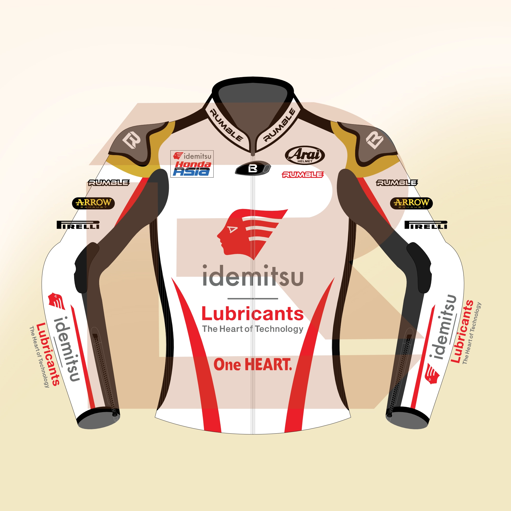 Somkiat Chantra Idemitsu Honda Team Moto2 2024 Jacket Front Image