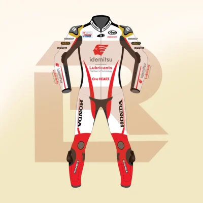 Somkiat Chantra Idemitsu Honda Team Moto2 2024 Suit Front Image